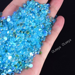 Oleeya – Strass en vrac de haute qualité A3, cristaux plats Aurora transparents pour accessoires de nail art DIY - Product Image 2