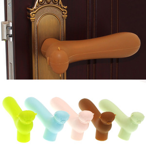 Funda protectora de silicona para manija de puerta, almohadilla anticolisión de 15 cm para uso en interiores - Product Image 5