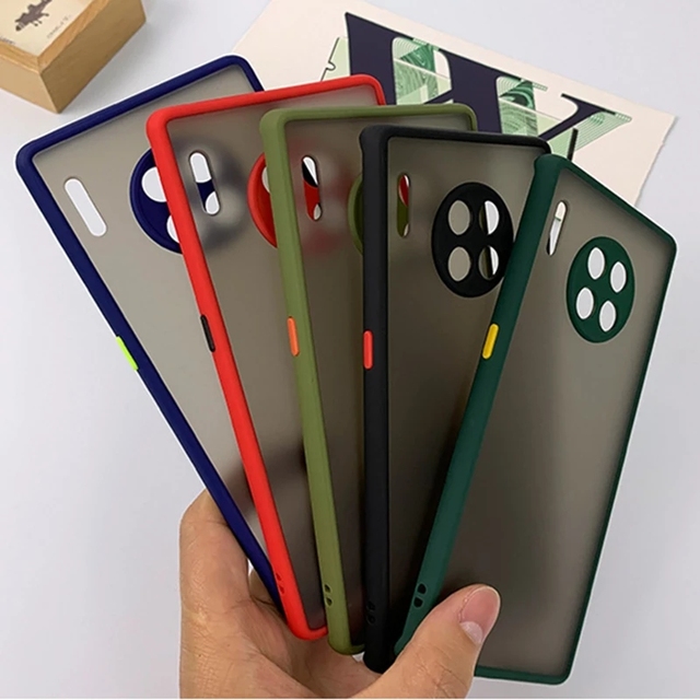 Luxury Camera Lens Protection Translucent Frosted Matte Skin Feeling Mobile Phone case for Xiomi Poco M2 Pro Back Cover