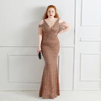 18580-S #2021 nouvelle robe de soirée club noire robe noire surdimensionnée pour femmes grosses robe grande taille