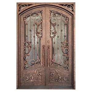 Dé cupones en efectivo de 500 yuanes, nuevo estilo moderno Puerta de arte del hierro rotura térmica - Product Image 3