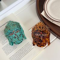 Pince à cheveux en acétate tête de Bouddha, design personnalisé UME, écologique et créative, pour femme, accessoire de mode