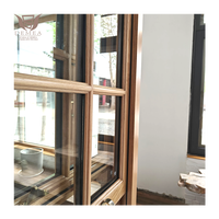 Ventanas corredizas verticales DEMEA de una sola hoja y doble hoja, ventanas de madera maciza, diseño corredizo vertical