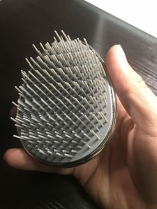 Brosse à cheveux en plastique de mode compacte <span class=keywords><strong>pour</strong></span> femmes masseur <span class=keywords><strong>SPA</strong></span> rembourré peigne à cheveux outil de coiffure - Product Image 3