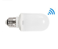 Bombilla LED Plana Horizontal Retrofit E27 de 5W del Fabricante con Sensor de Movimiento AC de 5.8GHz, CCT 2700K/6000K, Alcance de 6-8m, 2 Años de Garantía