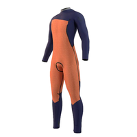 DIVESTAR Berkualitas Tinggi Custom Fullbody Chest Zip Front 3/2mm 3/4mm Neoprene Tahan Air Anti-Bakteri Perlindungan UV untuk Surfing