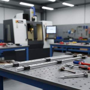 Kit de guía lineal de alta precisión HGR20, rieles de 2000 mm, 4 bloques deslizantes con rodamientos, antirust, para bricolaje CNC - Product Image 2