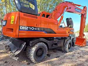 Doosan 210W-7-wielige Graafmachine Gebruikte Doosan Graafmachines Dx60 Dx80 Doosan Bouwmachine Graafmachines - Product Image 2