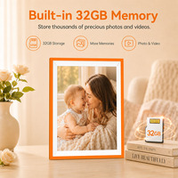 Bingkai Foto Digital Wi-Fi Pintar Penyimpanan 32GB Layar Sentuh IPS Berbagi Foto Video Cloud Aplikasi Gratis Grosir B2B Pabrik