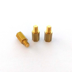Tuercas hexagonales de un metro con revestimiento de cobre M10 M12 métricas, resistencia 10.9, GB 53, longitud de 19.1 mm - Product Image 1