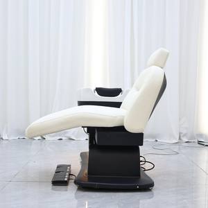 Cama de Champú Eléctrica Moderna con Cabezal Giratorio, Marco de Acero Inoxidable y Cerámica, Reposapiés Ajustable para Salón Comercial, Venta al Por Mayor - Product Image 3