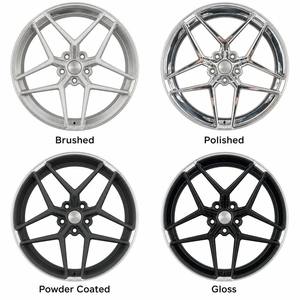 Rines Forjados de Grado Aeroespacial, Cinco Radios, Pulidos, para BMW Serie M, <span class=keywords><strong>AMG</strong></span>, Audi RS, Porsche Turbo, Lamborghini, Ajuste Personalizado - Product Image 3