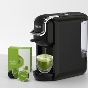 16 capsules de thé <span class=keywords><strong>matcha</strong></span> sans sucre, saveur thé vert, compatibles avec les machines <span class=keywords><strong>Dolce</strong></span> <span class=keywords><strong>Gusto</strong></span>, emballage en vrac - Product Image 1