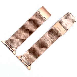 Pulsera Milanese Loop para <span class=keywords><strong>apple</strong></span> <span class=keywords><strong>Watch</strong></span>, <span class=keywords><strong>correa</strong></span> de malla de acero inoxidable grueso, moda 1,0 - Product Image 5