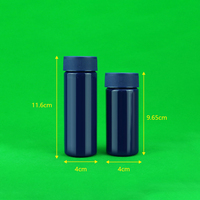 Bouteille en plastique Mylar à l'épreuve des enfants avec bouchon à vis Bouteilles de pilules jetables Tubes en plastique