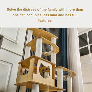 Mais Vendido: Arranhador para Gatos Grande, em Formato de Cápsula Espacial, Ninho para Animais de Estimação, com Estrutura de Madeira de Alta Densidade, Suprimentos e Brinquedos para Gatos - Product Image 6