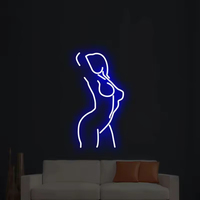 Enseigne néon LED colorée pour fleuriste, en acrylique IP65, pour la décoration de fleuristes et de supermarchés