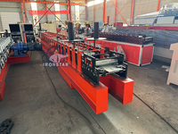 Nouvelle machine de profilage automatique Ironstar 2026 pour rails latéraux de porte à enroulement en acier avec canal en C, commande PLC, pour la construction aux Philippines