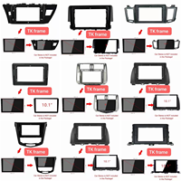 Kostenlose Form öffnung Fabrik Auto Stereo Installation Kits Autozubehör Fascia Auto DVD-Player Android Dashboard Radio Rahmen