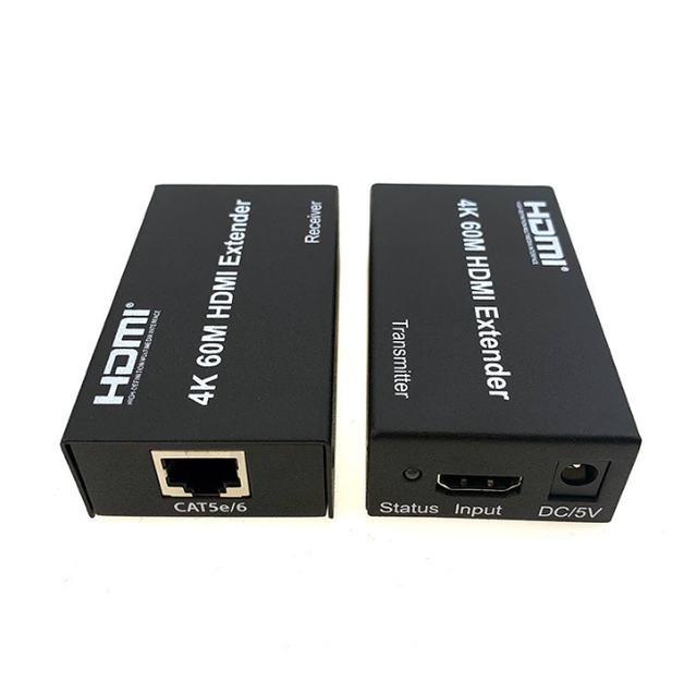 Wholesale 4K RJ45 to Hdmi Singal Transmission Amplifier HDMI Extender 60m Hdmi Extender Over Ethernet