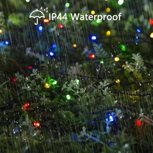 Décorations de Noël en promotion, 10 mètres, 100 ampoules LED, lumières de Noël sans fil, Luces De Navidad - Product Image 3