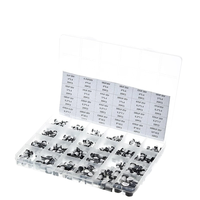 400 Sets mit 24 Spezifikationen 1uF-1000uF SMD-Chip Aluminium-Elektrolyt-Polar-Kondensator-Set mit 20% Toleranz