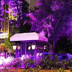 Đèn Năng Lượng Mặt Trời Và AC Chống Nước Ngoài Trời Tuya Smart RGB LED Flood Đèn Vườn Thay Đổi Màu Sắc - Product Image 6