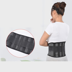 Ceinture de soutien lombaire élastique, respirante et réglable, pour soulager les douleurs du bas du dos et pour l'exercice, taille adulte M - Product Image 1