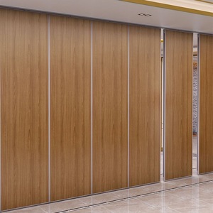 Cách âm di động phân vùng tường cho khách sạn Cửa Di chuyển gấp Màn hình nhôm treo đường sắt hội nghị bệnh viện phòng họp - Product Image 4