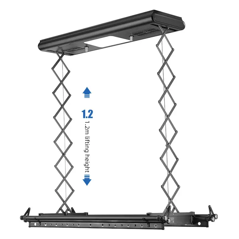 Смарт-Прачечная с дистанционным управлением, электрическая автоматическая подъемная потолочная вешалка для сушки белья, сушилка для белья