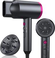 Sèche-cheveux brosse pliable infrarouge à capuche avec diffuseur pour cheveux, ensemble professionnel de chauffage pour salon