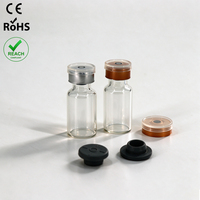 Boîte de rangement personnalisée transparente en plastique 3/5 ml pour peptides pharmaceutiques, emballage pour poudre lyophilisée, étui de stockage pour flacons, boîte porte-peptides