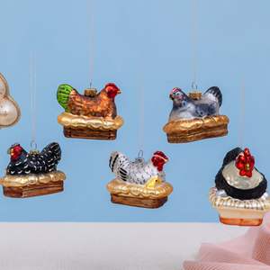 Colgante <span class=keywords><strong>de</strong></span> cristal hecho a mano, estatuilla <span class=keywords><strong>de</strong></span> gallo <span class=keywords><strong>de</strong></span> Pascua, adorno <span class=keywords><strong>de</strong></span> pollo soplado colorido para decoración del hogar, regalos y manualidades <span class=keywords><strong>de</strong></span> Pascua - Product Image 1