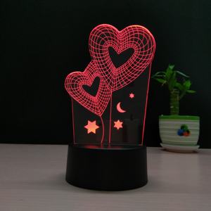 Regalo del Día <span class=keywords><strong>de</strong></span> San Valentín 2024 3D dulce corazón 3D luz romántica amante <span class=keywords><strong>noche</strong></span> Luz color cambiante 3D lámpara <span class=keywords><strong>de</strong></span> <span class=keywords><strong>noche</strong></span> regalo encantador - Product Image 4