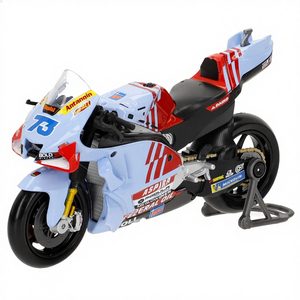 Maisto Ducati Gresini MotoGP 2024 Alex Márquez # Modelo a Escala 1:18 de Metal con Acabados Realistas, Soporte de Exhibición Incluido, Juguete Coleccionable - Product Image 1