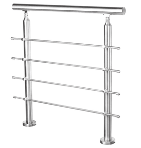 Thời Trang Cầu Thang Không Gỉ Lan Can Kim Loại Balustrade Hệ Thống Tay Vịn Bằng Thép Không Gỉ - Product Image 1