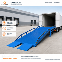 Rampe de chargement mobile pliable CATHAY CLMR-F2 pour entrepôt