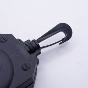 Porte-badge rétractable de qualité supérieure de Taïwan, équipement de plongée, 168 mm, acier inoxydable robuste, cordon ABS avec clip - Product Image 3