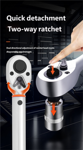 Customizable 32pc High Precision 1/4-Inch Torque <strong>Wrench</strong> <strong>Set</strong> for Motorcycle Bicycle Repair Chrome-Vanadium Steel 5-25NM Max Tool - Product Image 5