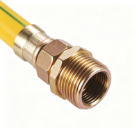 Tuyau de gaz en PVC NTC 3561 certifié SGS, 5/16" DN, deux extrémités mâles NPT, 1/2" x 3/8", connecteur de tuyau de gaz flexible GPL propane