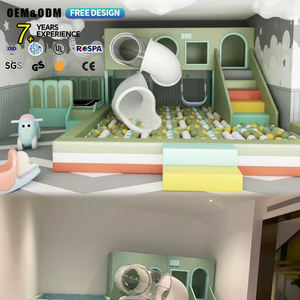 อุปกรณ์สนามเด็กเล่นในร่มแบบแยกส่วนสำหรับเด็กที่มีโครงสร้างแบบขยายได้และการออกแบบการบำรุงรักษาต่ำ - Product Image 2