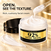 Crème Visage Hydratante Éclaircissante au Rétinol et à la Bave d'Escargot, Marque Privée OEM, pour Peaux Sèches, Raffermissante et Nourrissante Tout-en-un