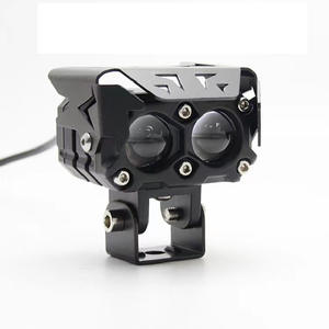 Mini phares de conduite à double couleur et ambiance arc-en-ciel pour modification Harley, projecteur à faisceau haut/bas - Product Image 5