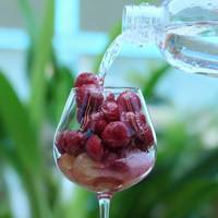 Es Krim Bola Buah Terlaris, Yogurt Bayberry Lychee Anggur Merah Anggur Hijau Beku Terlezat dalam Kemasan untuk Toko Swalayan