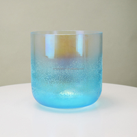 Bols chantants en cristal de pierres précieuses naturelles de thérapie sonore pour la méditation Yoga Alchemy-432Hz/440Hz 99.99% cristal pur
