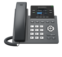 Téléphone VoIP Wiegand de qualité opérateur Grandstream GRP2612 avec système d'exploitation Linux, prise en charge PoE et GSM, origine CN/GUA