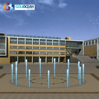 FREE DESIGN Fontaine d'eau ronde dansante avec musique éclairée pour enfants