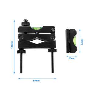 Sistema de Nivelación de 25.4/30 mm Directo de Fábrica, Nivel de Mira Antideslizante de Aleación de Aluminio de Alta Precisión, Accesorio Duradero para Caza y Actividades al Aire Libre - Product Image 1