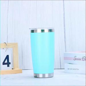 Vaso Térmico de Acero Inoxidable de 30 oz, Color Sólido, para Viajes Diarios en la Ciudad, para Bebidas Heladas en el Automóvil - Product Image 6
