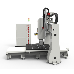 Jinan SIGN Máquina CNC con sistema de 5 ejes Syntec de Taiwán 1300*2500mm para máquina de corte 3D Mdf Cnc Madera - Product Image 3